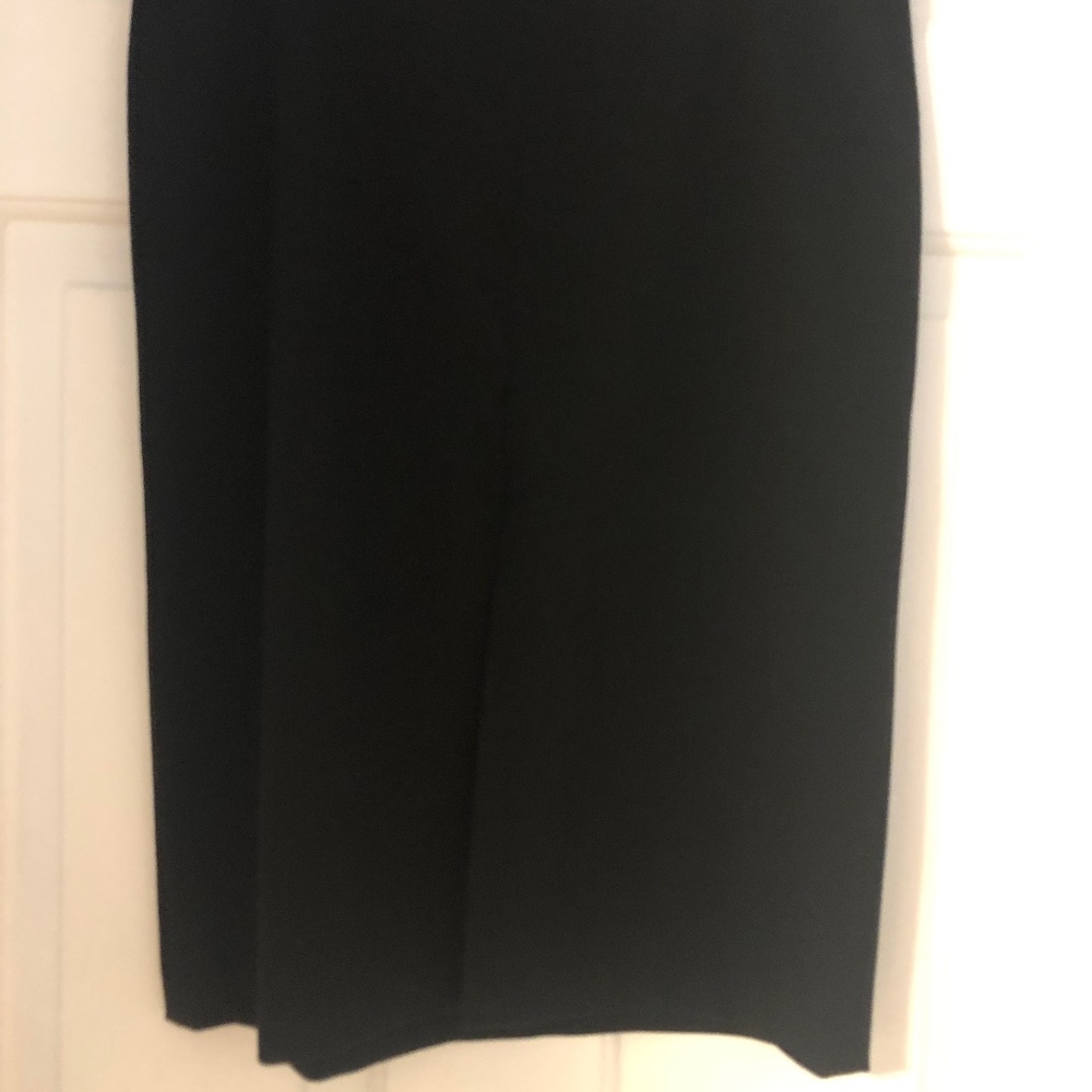 Talula Babaton Stretch Black High Slit Pencil Skirt